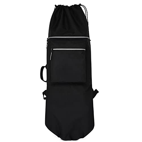 Guest Ruyunlai Skateboard Backpacks Foldable Skateboard Bags for Men and Boysblack Large