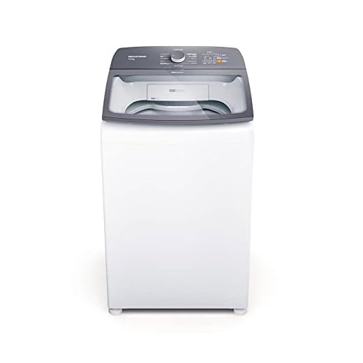 Lavadora de Roupas Brastemp 14Kg Branco com 03 Programas de Lavagem e Filtro Elimina Fiapos - BWK14AB