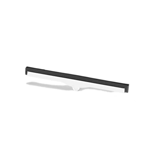 Image of Carlisle FoodService Products 36622200 Commercial Foam Rubber Floor Squeegee with Plastic Frame, 22 inch Length, White-Black