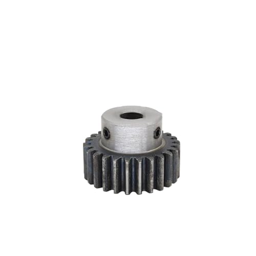 Bevel Gear Pinion Hardware Mechanical 1.5M 25T Spur Gear Bore 6/6.35/8/10/12/14/15mm Pinion Gear Low Carbon Steel Material Gear Wheel for Motor(10x3x1.4 mm)
