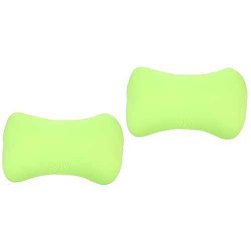 MOLUCKFU 2pcs Ergonomic Portable Neck Pillow Breathable Foam Pad for Camping Comfortable Sleep Pillow