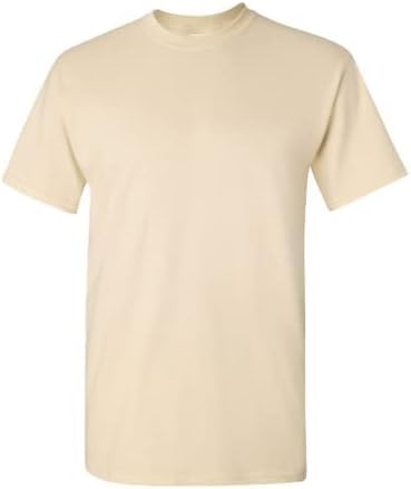 T-shirt vierge Gildan style 5000 adulte coton uni couleur naturel taille L