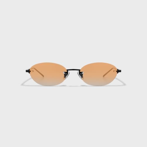 Image of SAM AND MARSHALL DUSK Sunglasses I Rimless I 400UV Protection I Metal Built I Oval Sunglass I Unisex