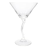 Gatuida Copa de Cóctel de Vidrio Transparente Estilo Nórdico, Copa de Pie para Margarita y Martini, Vaso Creativo para Bar, Hogar y Restaurante, Taza de Cristal Elegante y Estable
