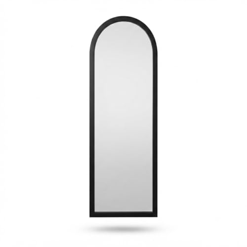 Image of Creative Arts n Frames 45X150 CM Full Length Dressing Chevel Long Strong Framed HD Mirror for Bedroom Living Room Home Office (Classic Black 18x60 inch Full Length Framed Arch HD Mirror)