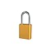 Lockout Padlock, KD, Yellow, 1/4 in. Dia.