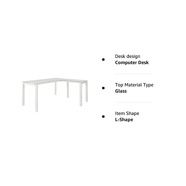 SIGNATURE DESIGN BY ASHLEY H410-24 Schreibtisch, Glas, Weiss/opulenter Garten, 61" – Bild 8