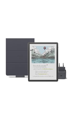 Amazon Kindle Scribe Colorsoft 64 GB (Graphite) + Lápiz Prémium + Funda | Material Vegetal (Graphite) + USB C Chargeur