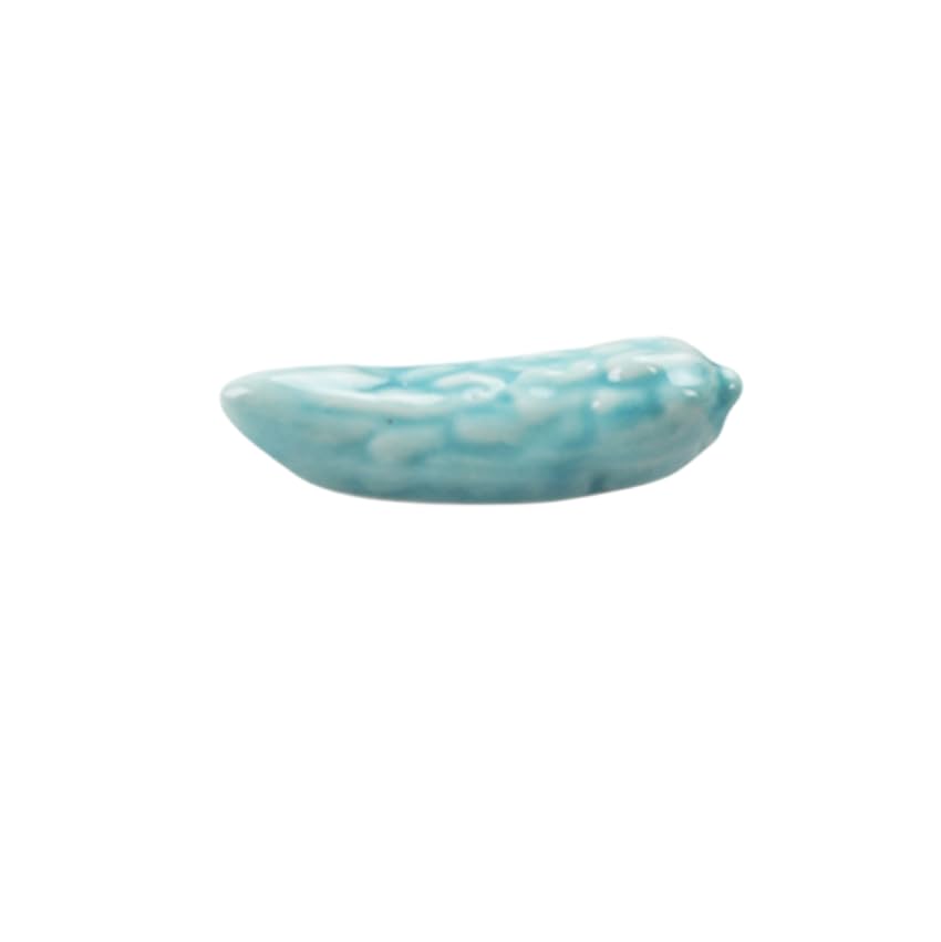 Poggia Bacchette, Porta Bacchette da Ristorante, Grazioso Supporto per Cucchiaio per Cucina, 6 Pezzi di Zucca Amara in Ceramica, Decorazione per la casa