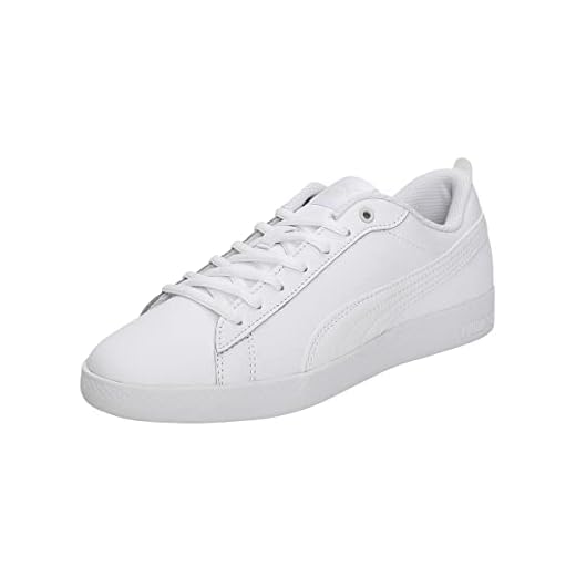 PUMA Damen Smash WNS v2 L Sneaker, White White, 39 EU