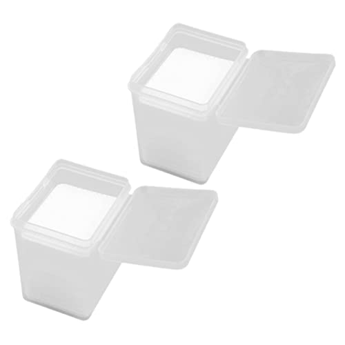 KESYOO 2箱 まつげコットンの移植 まつげクリーナーワイプ ジェルネイルポリッシュ まつげ接着剤リムーバー まつ毛エクステのり のり拭きクロス 不織布 白い