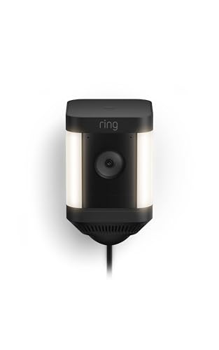 Ring Spotlight Cam Plus, Plug-In (newest model), Home or business security with HD video, Two-Way...