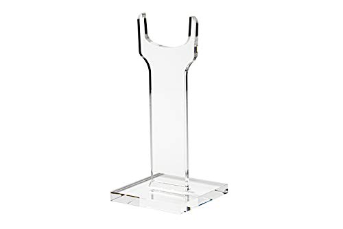 Easels by Amron Rifle, Long Gun Wide Top Display Stand, for Displays and Shows, Clear Acrylic, Sold AS Single Units for Mixing Sizes. (Usually Pick 2) (8 inch)