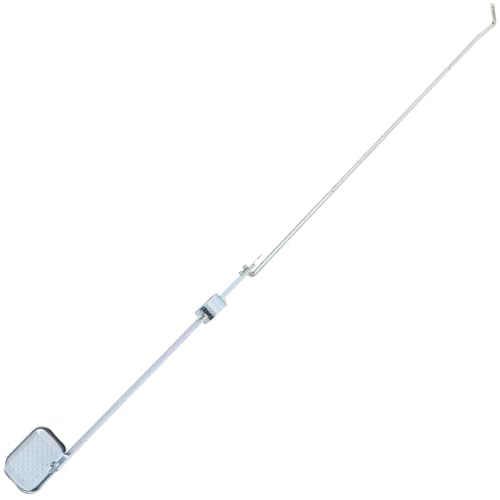 Pedal de hierro color plata para reparar cubos rotos con instalación fácil