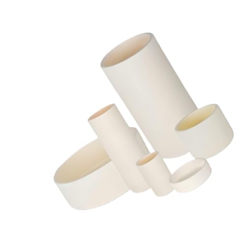 1ml Cylindrical Alumina Crucible - 99.5% Pure Corundum for Industrial Applications, Max Temp 1800°C 1pc