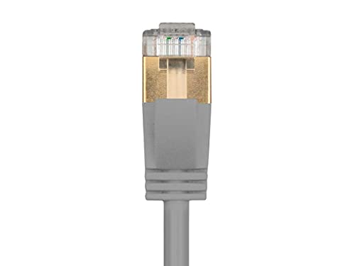 Cable Ethernet Monoprice Cat6A Patch 2 Metros Gris (5 Unidades) miniatura 4