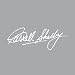 CARROLL SHELBY SIGNATURE VINYL STICKER DECAL FORD COBRA RACE MUSTANG TRACK 3" X 8" (White 010)