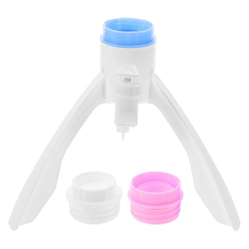 GARVALON Soporte Triangular para Garrafón de Agua Blanco 3 Adaptadores Base ABS Compacta para Dispensador de Bebidas Adecuado para Hogar Oficina y Fiestas al Aire Libre