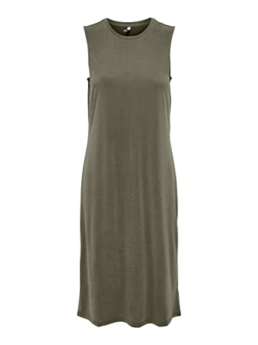 Robe en modal ONLY Onlfree vêtement été sans manches en jersey fluide noir femme