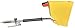 Joywayus 4 Jet Hole Wall Mortar Sprayer Gun Stucco Shovel Hopper Cement Spray Gun Plaster Stucco Sprayer Yellow