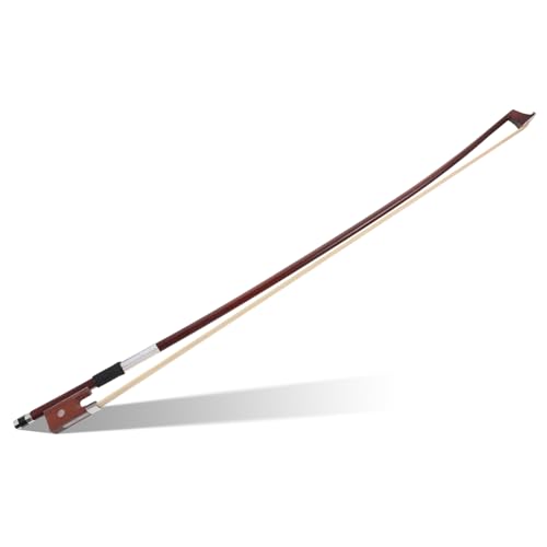 BESPORTBLE Arbor Violin Bow with Mongolian Horsehair Brown Color for Professional Practice Bright Sound and Excellent Playability for Young Musicians