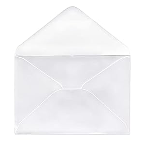 1Ststep hochweiße B5 Briefumschläge aus Feinstkarton (50)