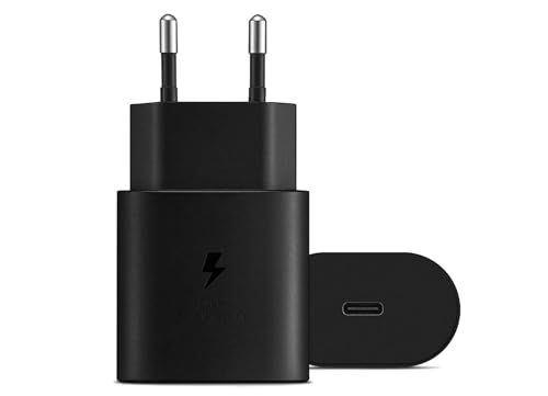 شاحن من سامسونج USB-C سريع الشحن 25 وات - أسود