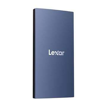 Lexar ES3 SSD esterno 1TB, USB3.2 Gen2 portatile SSD, PSSD fino a 1050MB/s in lettura, 1000MB/s in scrittura, SSD esterno compatibile con iPhone serie 15/Mac/PS5/XBOX (blu)