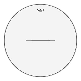 Peau de timbales Remo transparente de 28 pouces stabilisée par anneau alu TC-2800-RS