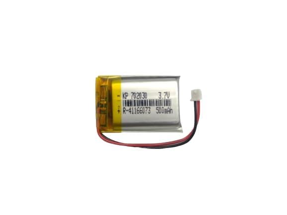 KP 702030 3.7V 500mAh Rechargeable Battery with Connector for Drone, Toys, Gaming, Robotics bluetoorh Headset, Bluetooth Speaker 500 mAh