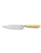 PALLARES SOLSONA Cuchillo Cocinero Hoja Ancha Acero Carbono 16 cm con mango redondo de madera de Boj