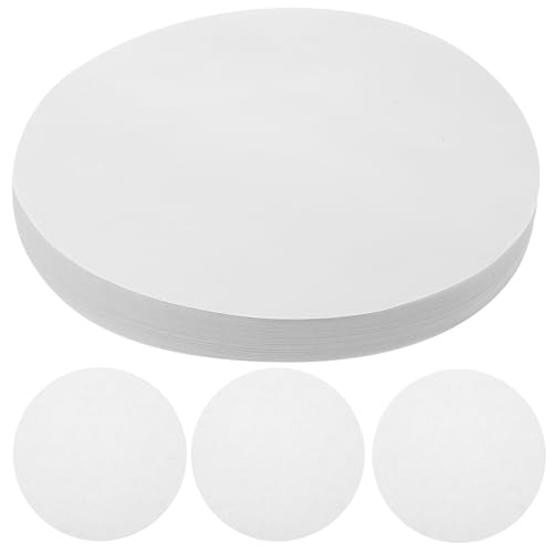 Image of Hemobllo Qualitative Filter Paper Discs 7.08 Inch Medium Flow Rate Lab Filters for Chemistry Experiments and General Filtration Applications