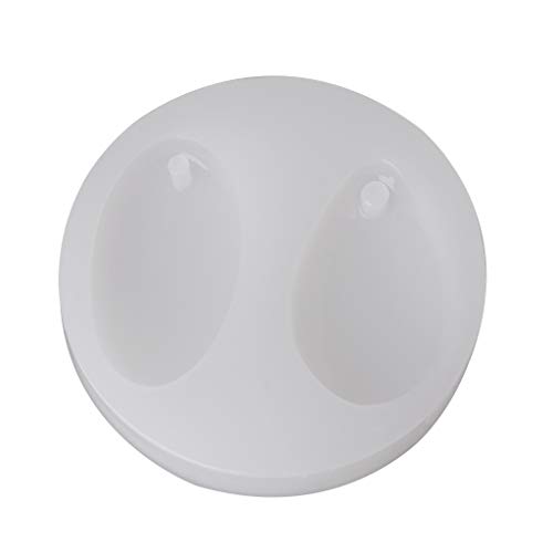 KunmniZ Molde de silicona DIY joyería collar colgante herramienta oval gota de agua colgantes resina epoxi artesanía espejo UV encantos hallazgos Cover