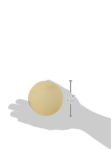 IKEA 503.430.05 Glattis Coasters with Holder, Brass Color