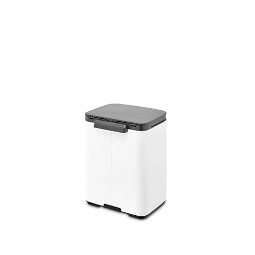 Caneca de basura Brabantia Bo XS Lift Open 4 L blanca miniatura 3