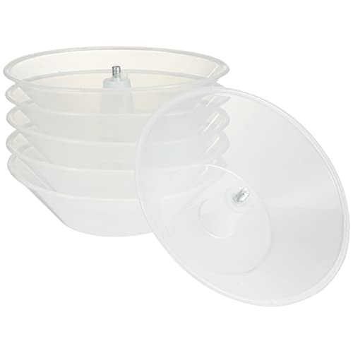 POPETPOP 6個 レンジフードオイルコネクションボックス オイルコレクターグリースカップ ストーブフードフィルター 用プラスチック製オイルカップ オイルカップ 再利用可能