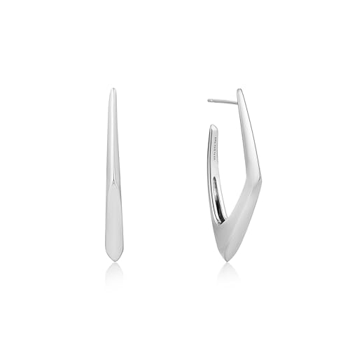 Boucles d'oreilles créoles ANIA HAIE en argent 925, le bijou idéal du bureau aux soirées
