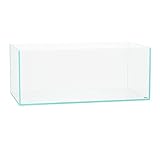 LANEDN 90S 147L flat aquarium, rimless, low-iron aquarium, 90 x 50 x 36 cm (L x W x H), 10 mm thickness, black leveling mat included - Image 5