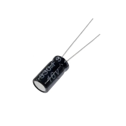 Condensateur électrolytique 330uF 16V radial pour circuit électronique lot de 100