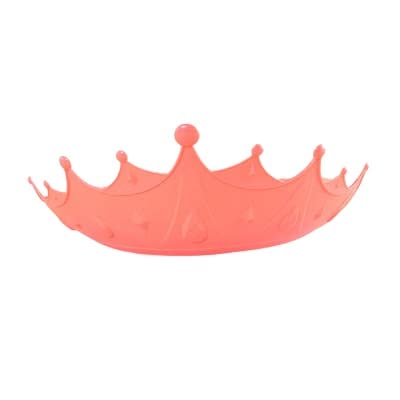 2 PCS Adjustable Baby Hair Crown Baby Shower Cap, Shield Visor Hat Eyes and Ears Head Protection Bath Shampoo Hat Waterproof Soft Silicone Shower Cap for Kids Toddler (Blue+Pink) image 5