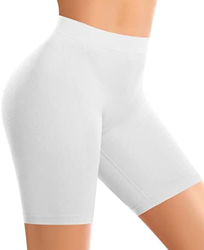 DERCA Womens Slip Shorts for Under Dresses Seamless Anti Chafing Underwear Boyshorts Panties Under Skirts Safety Shorts