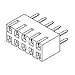 15-44-5118, Conn Socket Strip RCP 18 POS 2.54mm Solder ST Thru-Hole C-Grid Tray (5 Items)