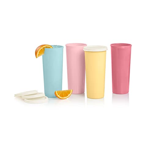 Tupperware Bell Tumblers 9 oz Set of 4