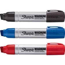 Sharpie 44003 Magnum Oversized Permanent Marker Chisel Tip Blue