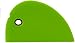 Messermeister Silicone Bowl Scraper, Green