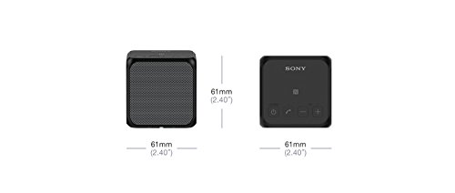 Sony SRS-X11 - Altavoz inalámbrico portátil Compacto de 10W (Bluetooth/NFC), Rojo
