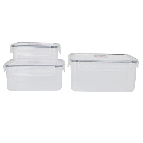 3Pcs/Set Food Storage Box, Vacuum Seal Food Storage Container with