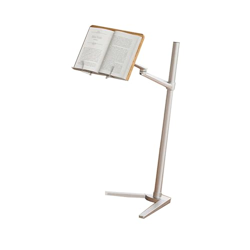 Support de livre réglable rotatif, repose-livre de bureau et support de recettes