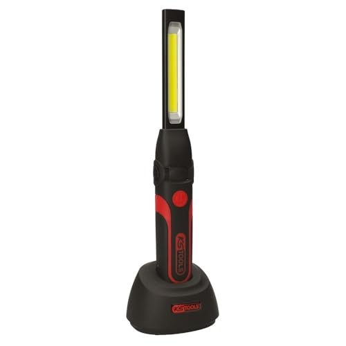 KS TOOLS - 150.4313 - COB-LED-Handleuchte 300 Lumen - Seiten- und Frontbeleuchtung - leistungsstark und praktisch - neigbar - Ladestation Micro-USB oder Netzanschluss - Magnet und Haken für freie Hand KS TOOLS - 150.4313 - COB-LED-Handleuchte 300 Lumen - Seiten- und Frontbeleuchtung - leistungsstark und praktisch - neigbar - Ladestation Micro-USB oder Netzanschluss - Magnet und Haken für freie Hand