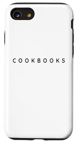 Custodia per iPhone SE (2020) / 7 / 8 Libri di cucina / amanti dei libri di cucina / Homecook / design moderno dei caratteri